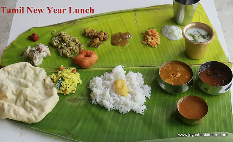 Tamil New Year Special Lunch Menu