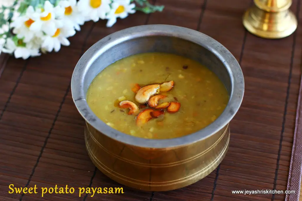  Sweet potato payasam