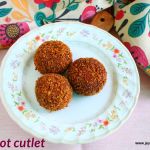 Beetroot cutlet