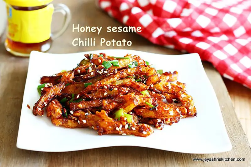 honey-sesame-chilli-potatoes