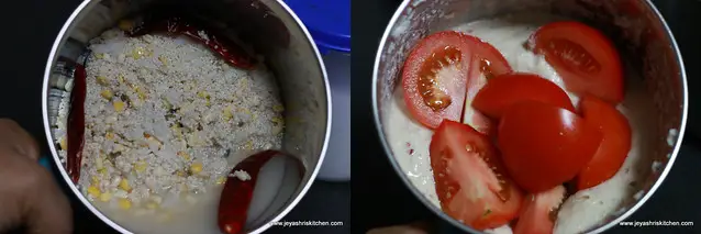 Millet tomato dosai