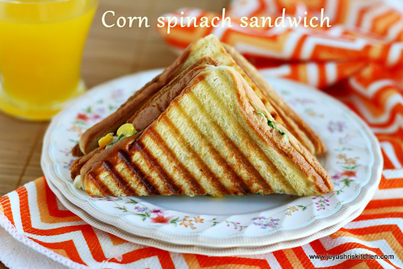 corn-and-spinach-sandwich