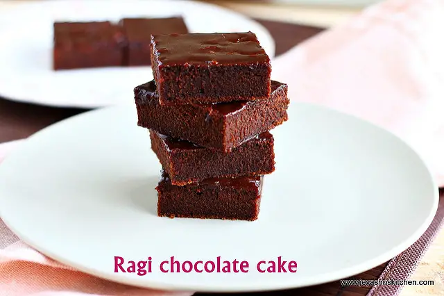 Ragi chocolate cake