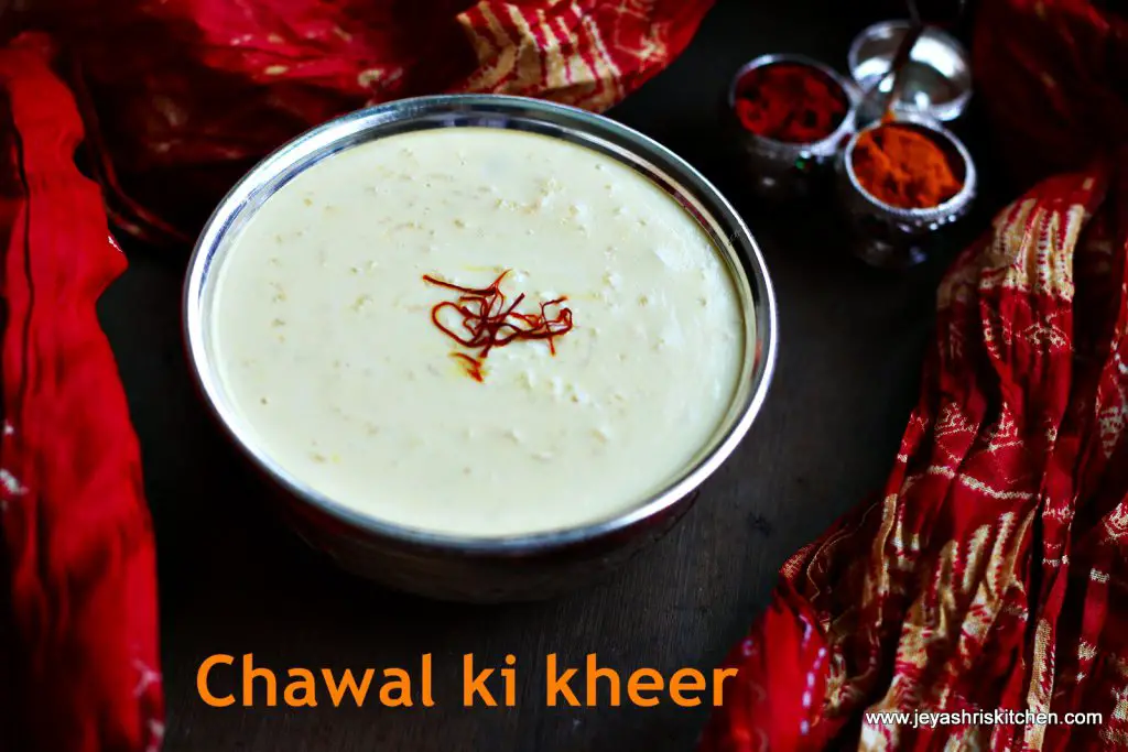  Rice kheer