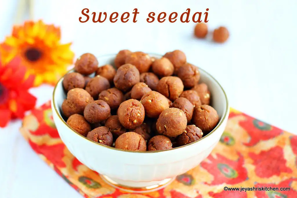  Wheat flour sweet seedai