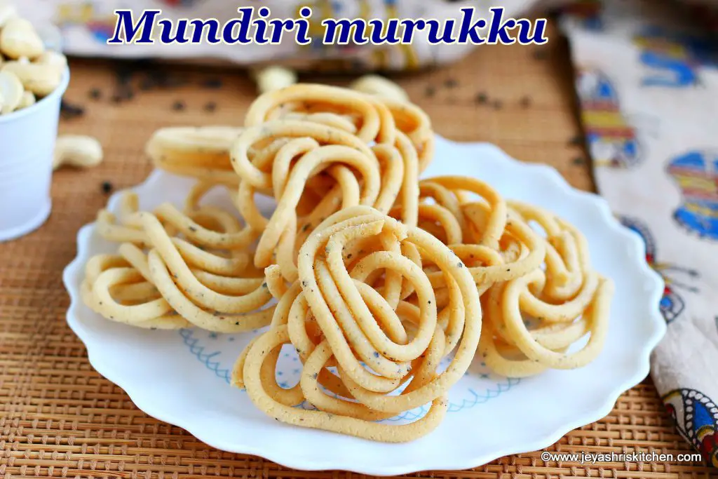  Cashew pepper murukku