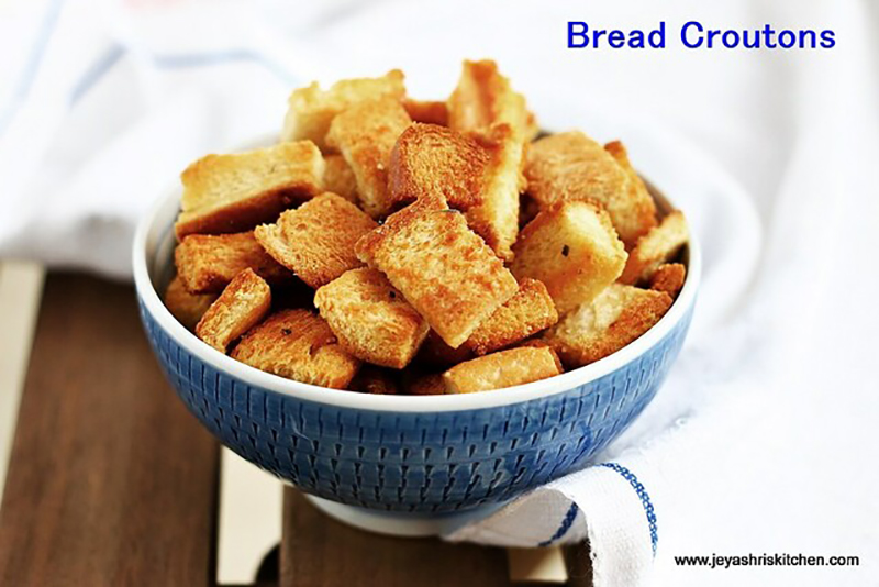 HOME MADE BREAD CROUTONS