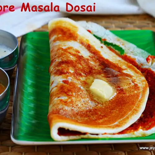 mysore masala dosa Jeyashri's Kitchen