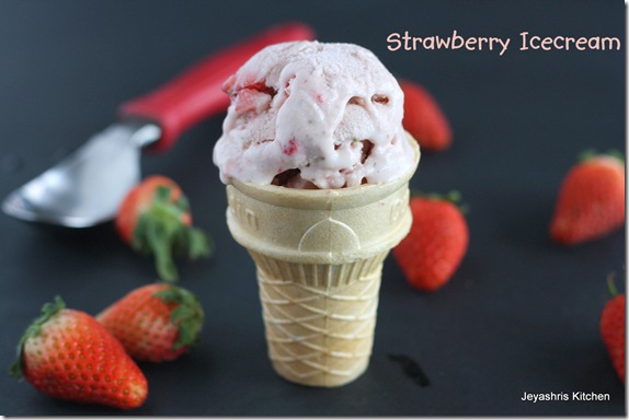  Strawberry ice cream