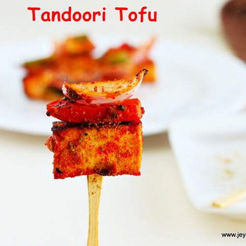 Tandoori tofu recipe | Tofu recipes - Jeyashri's Kitchen