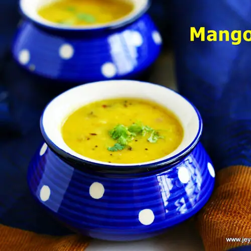 Mango dal recipe Jeyashri's Kitchen