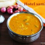 Hotel sambar recipe