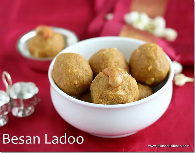  Besan ladoo