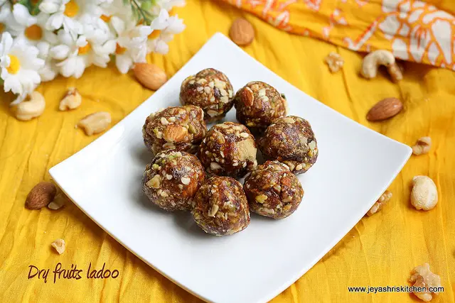  Dry fruits ladoo