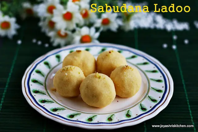  Sabudana ladoo