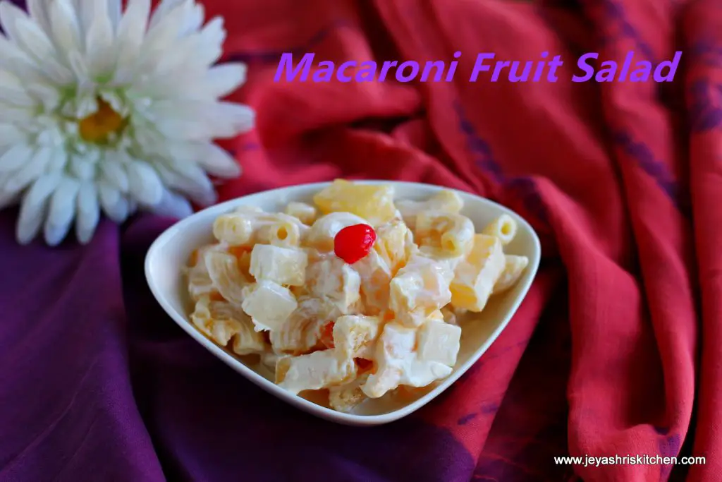 Macaroni fruit salad Macaroni fruit salad