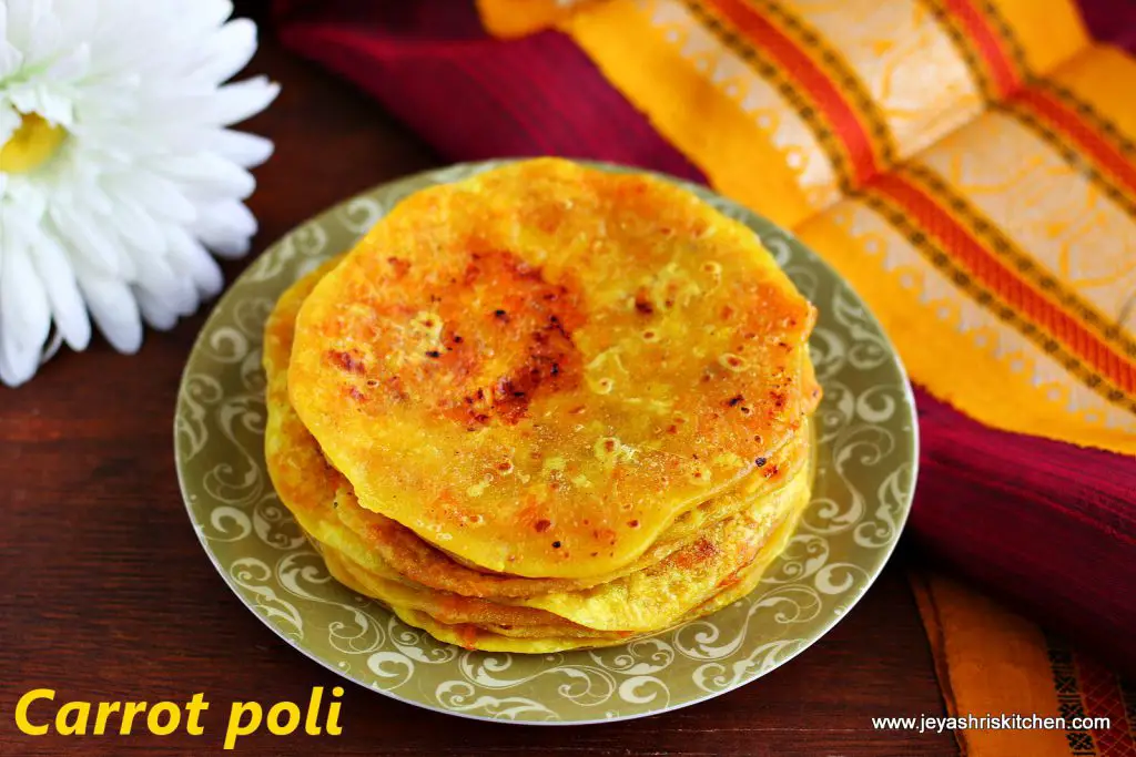 Carrot poli recipe Carrot poli recipe