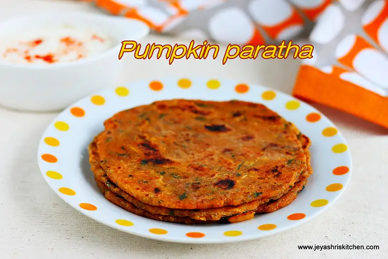Pumpkin paratha