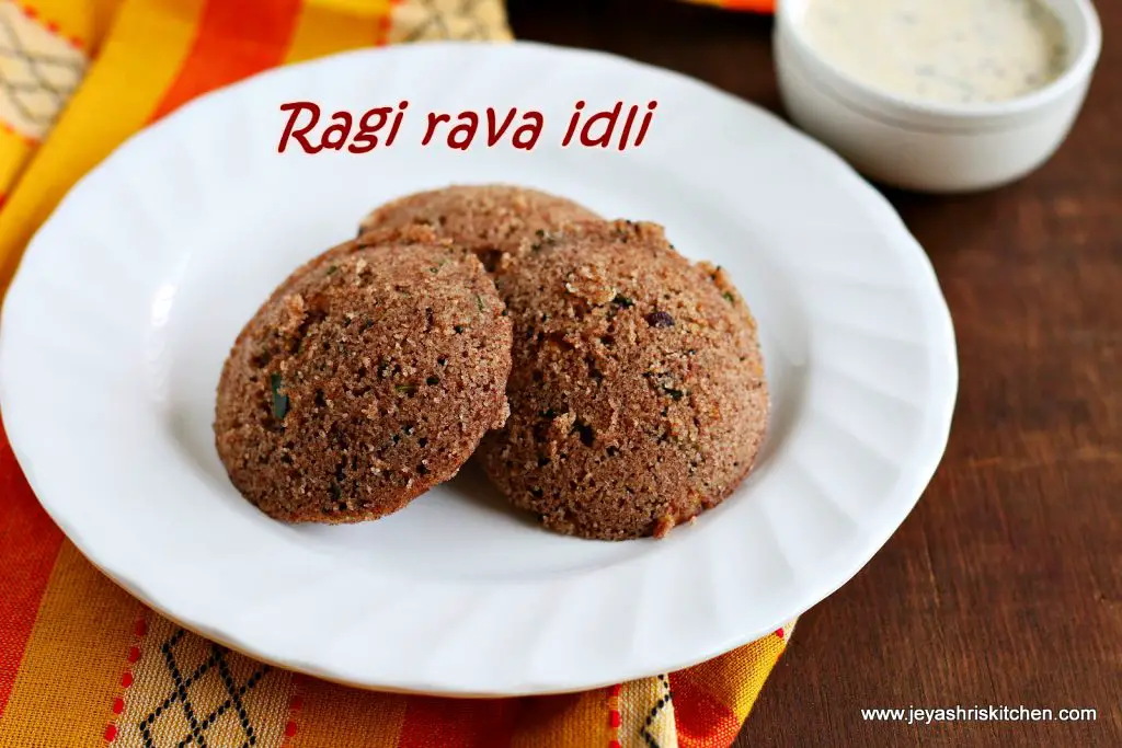 Ragi rava idli