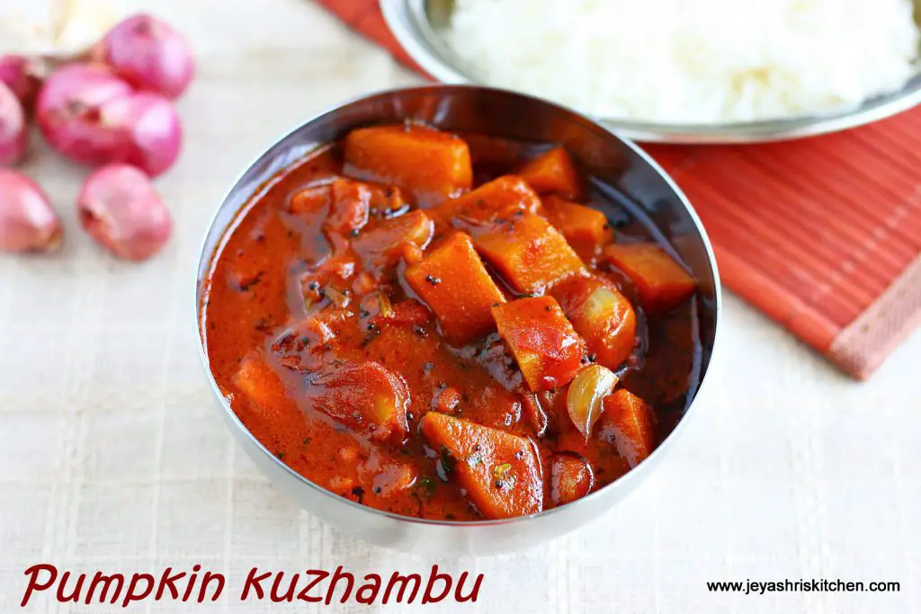 Parangikaai kuzhambu Parangikaai- getti-kuzhambu
