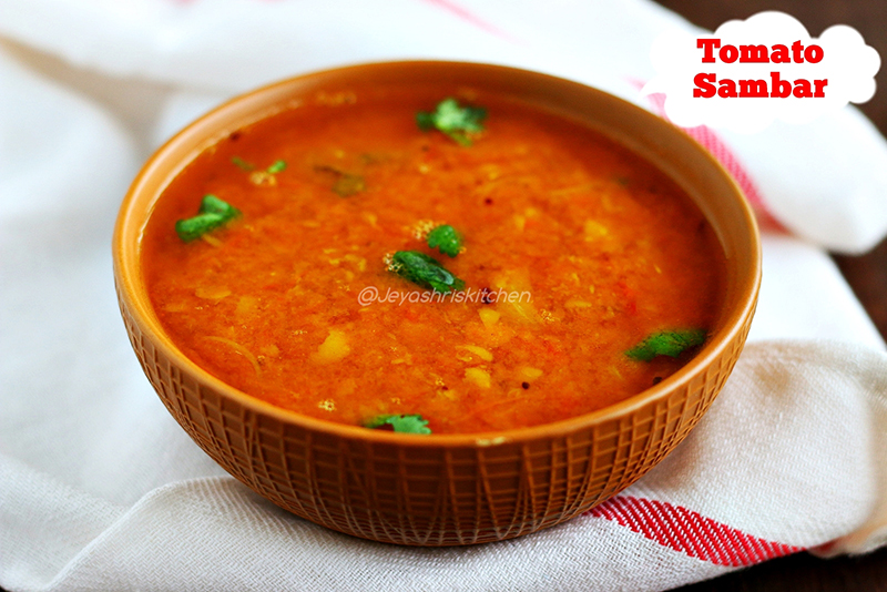 Thakkali Sambar recipe
