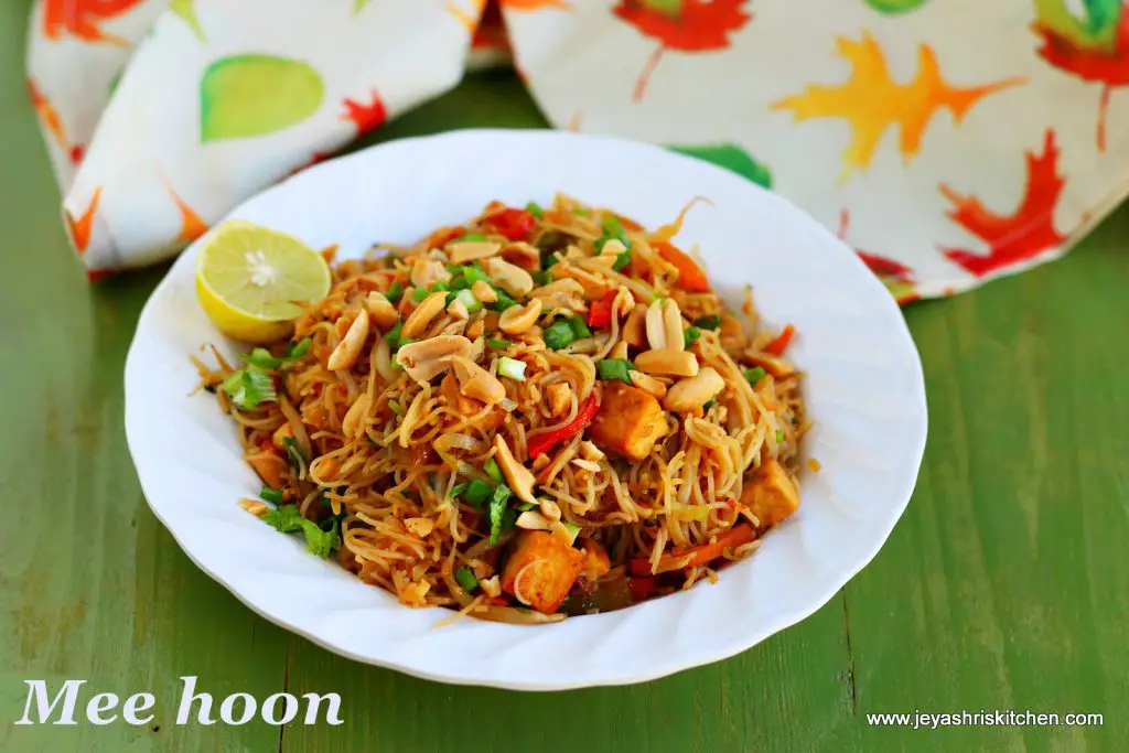 Vegetable fried bee hoon