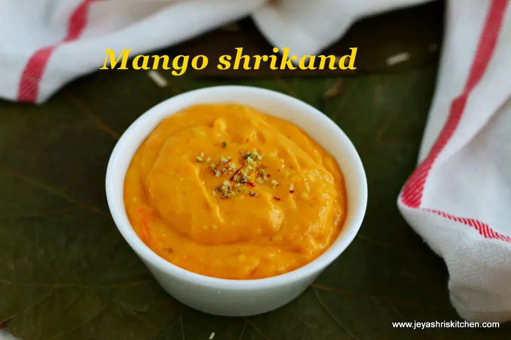Mango-shrikand Mango-shrikand