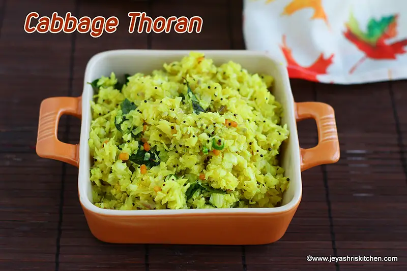 Cabbage Thoran recipe