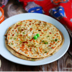 peas-paratha