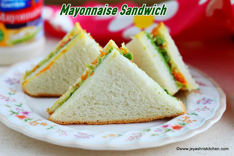 Veg Mayonnaise sandwich recipe