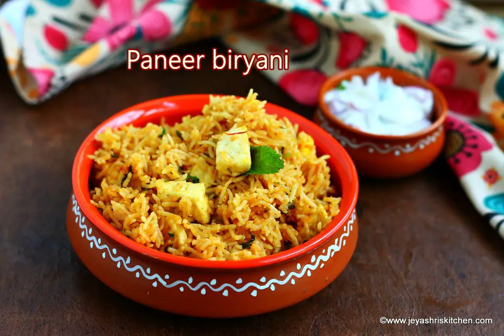 Paneer-biryani