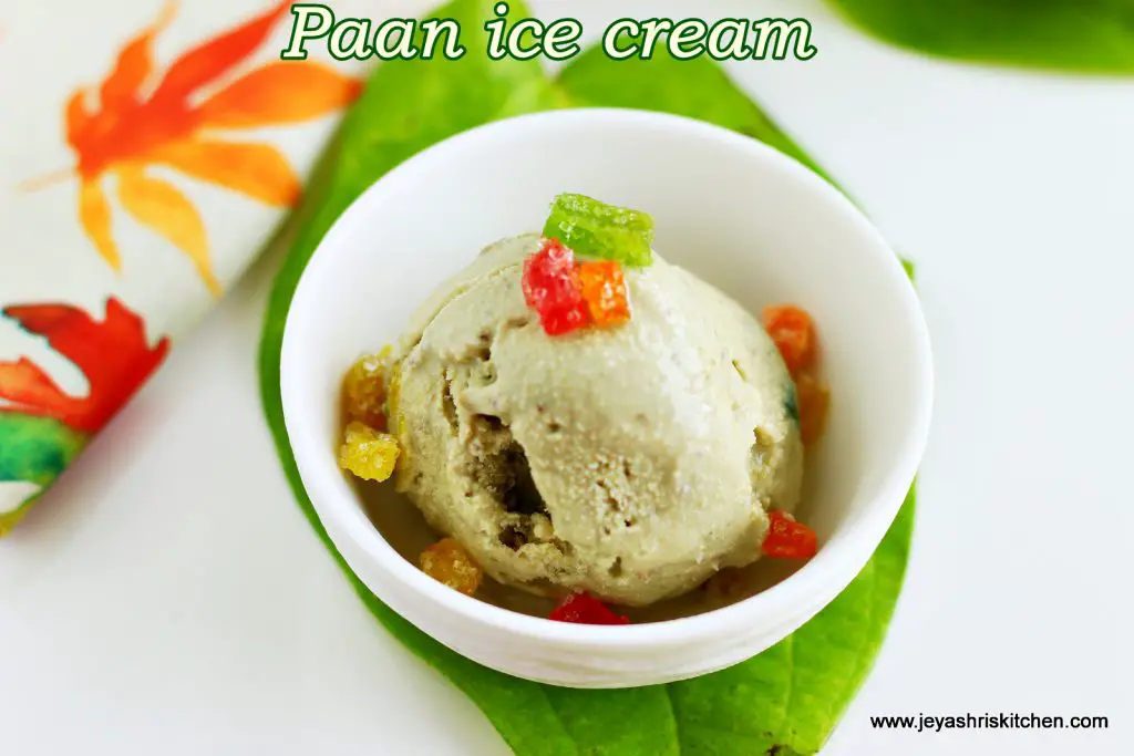 paan ice cream