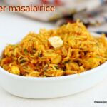 Paneer masala rice
