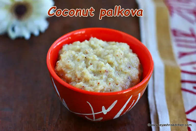 Thengai Palkova recipe