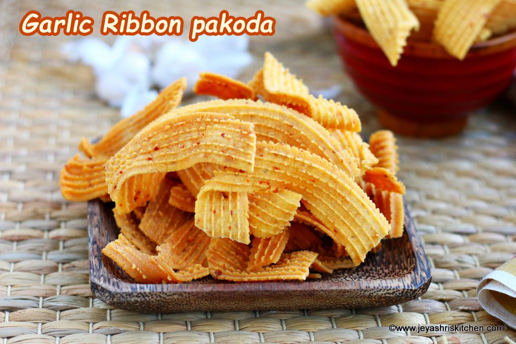 Garlic ribbon murukku