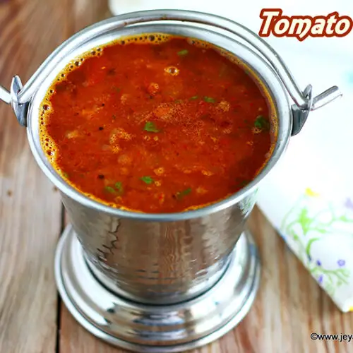 Tomato Saaru recipe Jeyashri's Kitchen