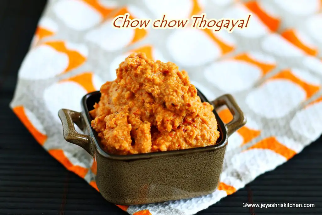 Chow chow thogayal