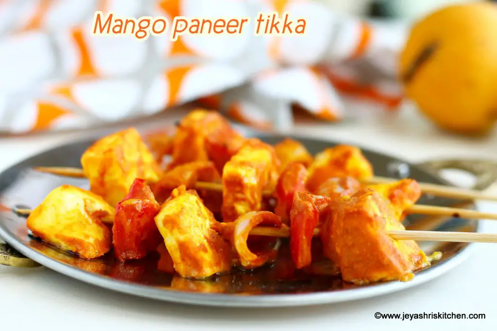mango paneer tikka