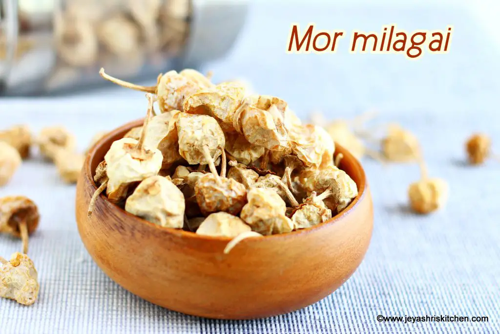 Mor milagai recipe