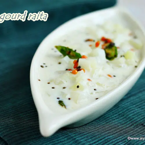 Ash gourd raita recipe Jeyashri's Kitchen