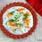 Millet curd rice