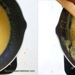 Adding-safron-milk