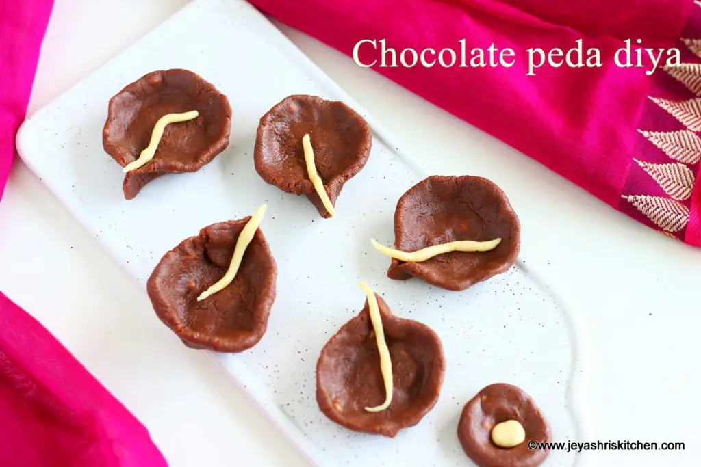 Chocolate peda diya