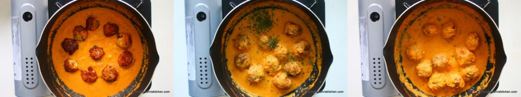 Gulab jamun kofta curry