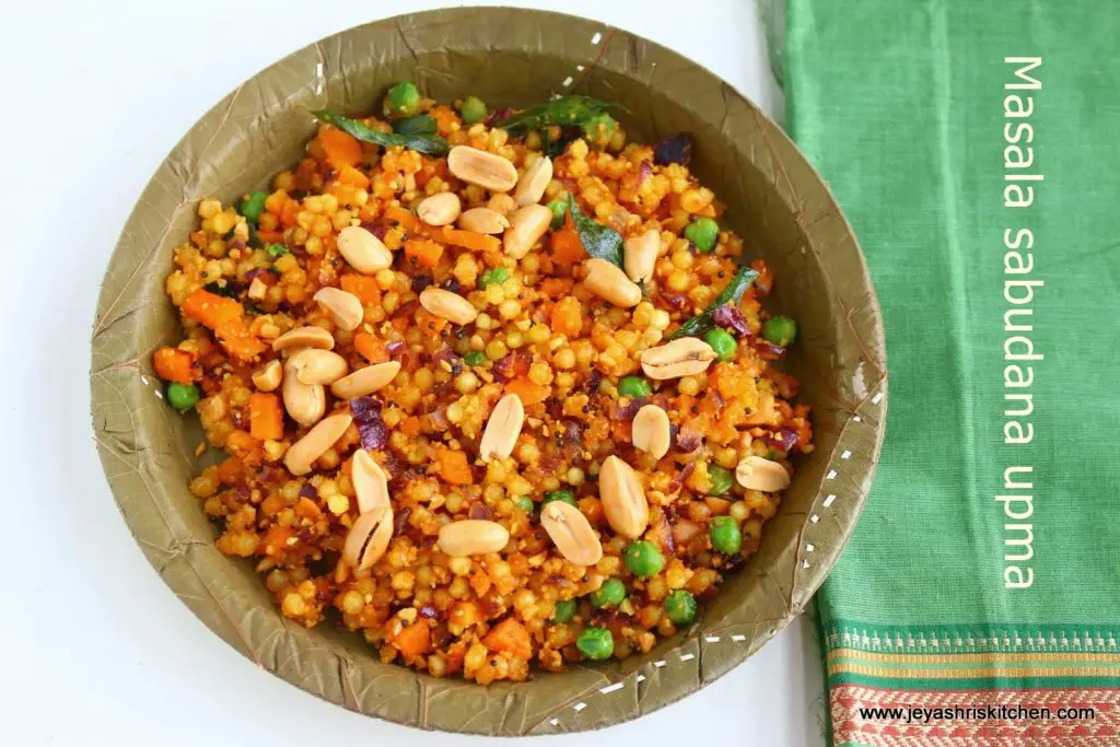 Masala sabudana upma 