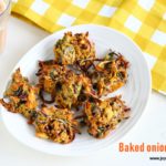 Crispy baked onion pakora