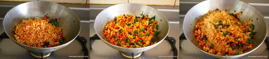 Masala Sabudana khichdi step 4