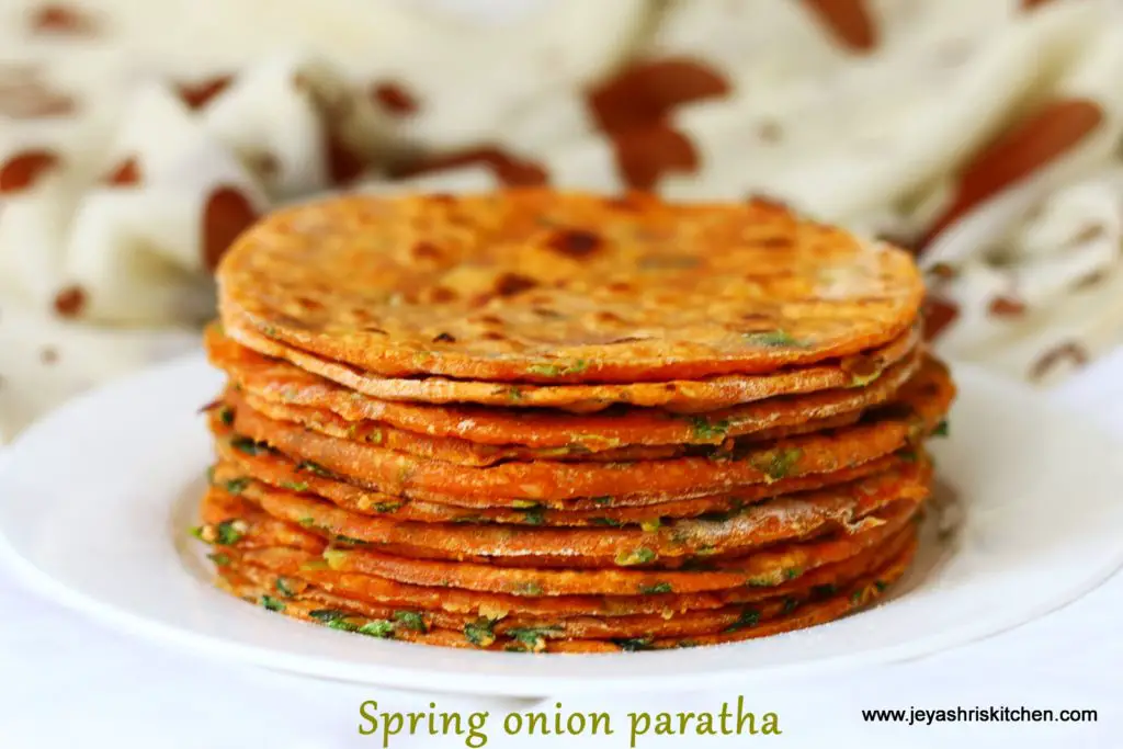 Spring onion paratha