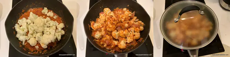 Cauliflower masala recipe