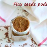 Flax seeds podi